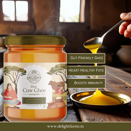 Desi Cow Bilona Ghee Delight Farms