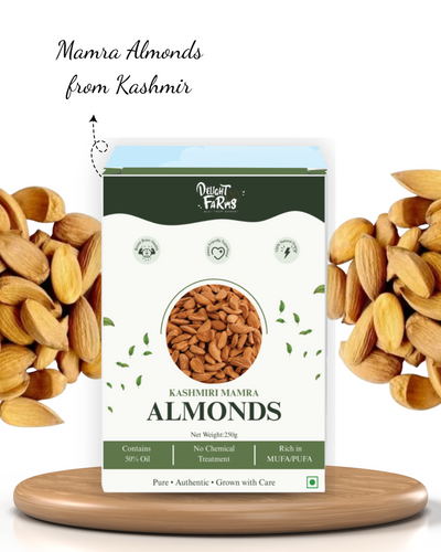 Kashmiri Mamra Almonds Delight Farms