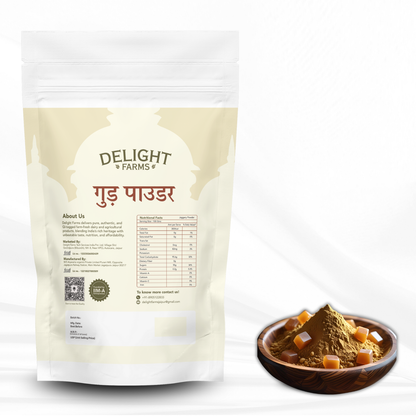 Unrefined Jaggery Powder Delight Farms