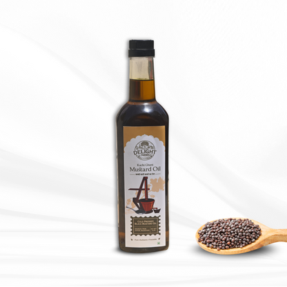 Cold Pressed Black Mustard Oil Delight Farms
