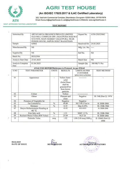 A2 Cow Bilona Ghee Delight Farms