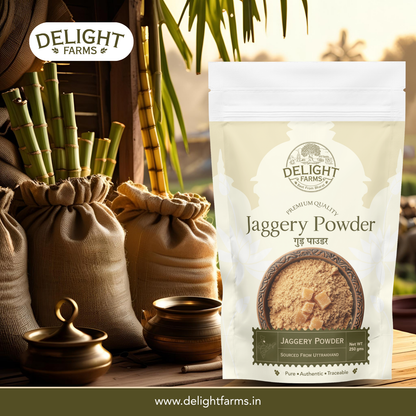 Unrefined Jaggery Powder Delight Farms